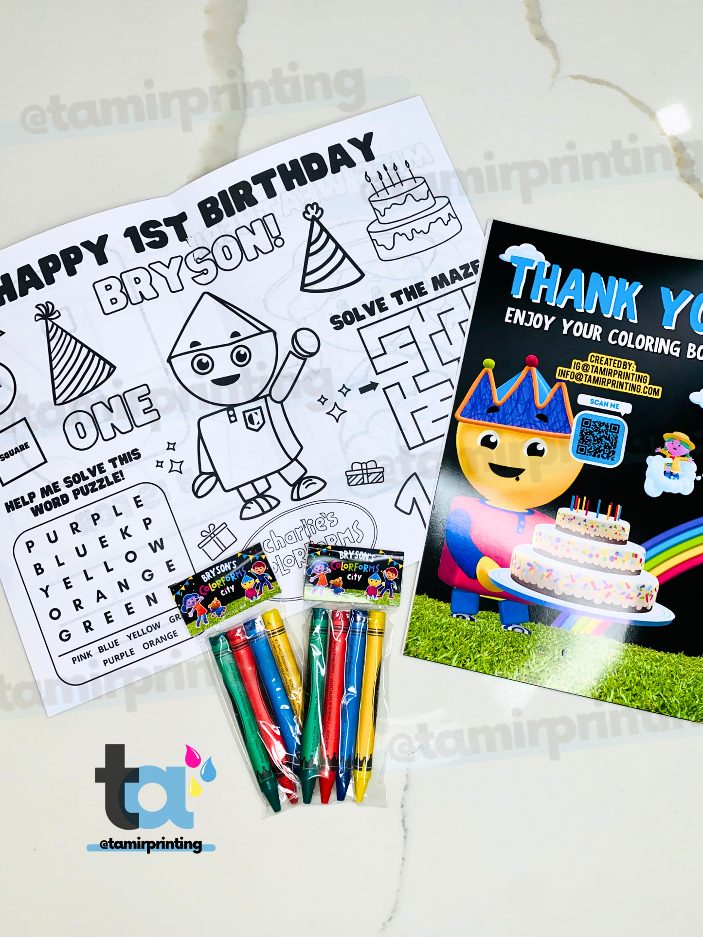 Custom Coloring Book - Any Theme