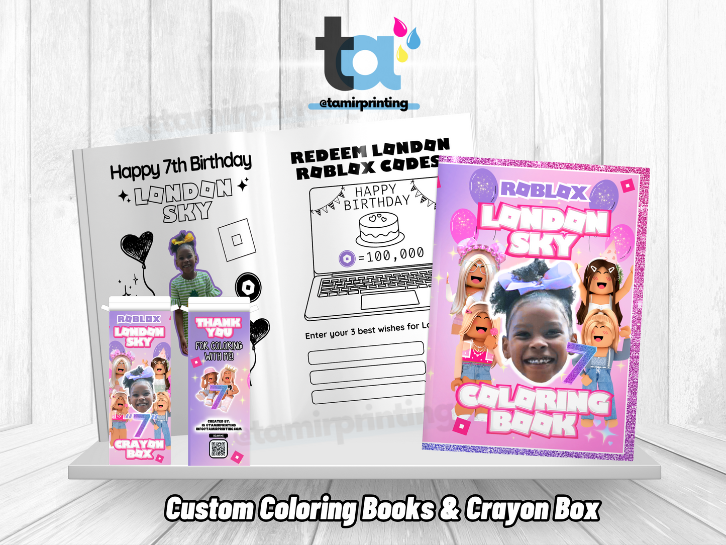 Custom Coloring Book - Any Theme