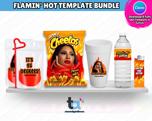 Flamin' Hot Template Bundle - Canva Edition