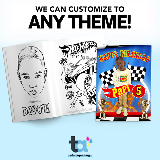 Custom Coloring Book - Any Theme
