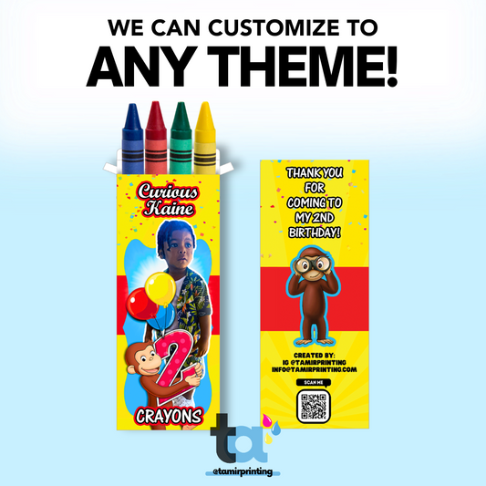 Custom Crayon Boxes - Any Theme