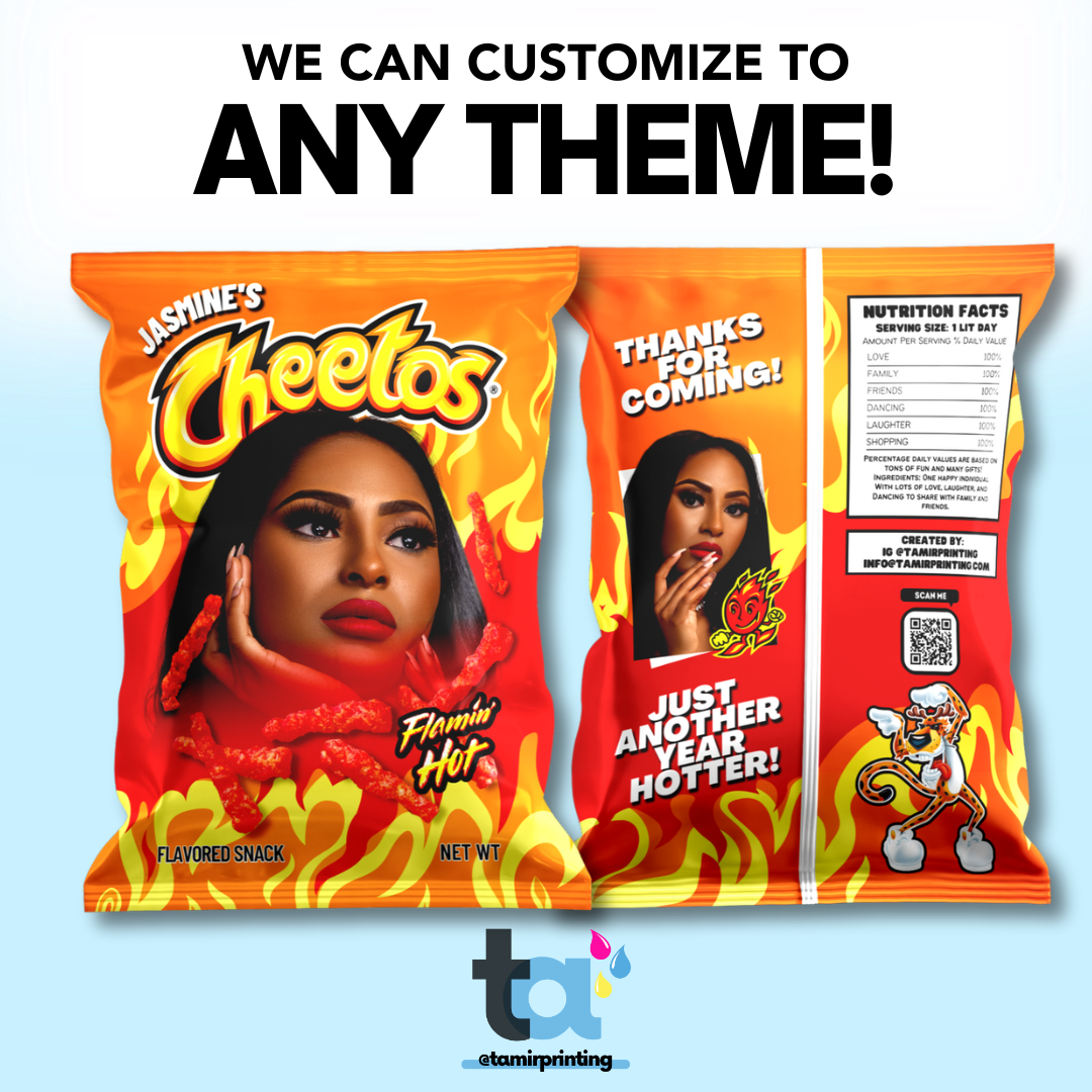 Custom Chip Bags - Any Theme